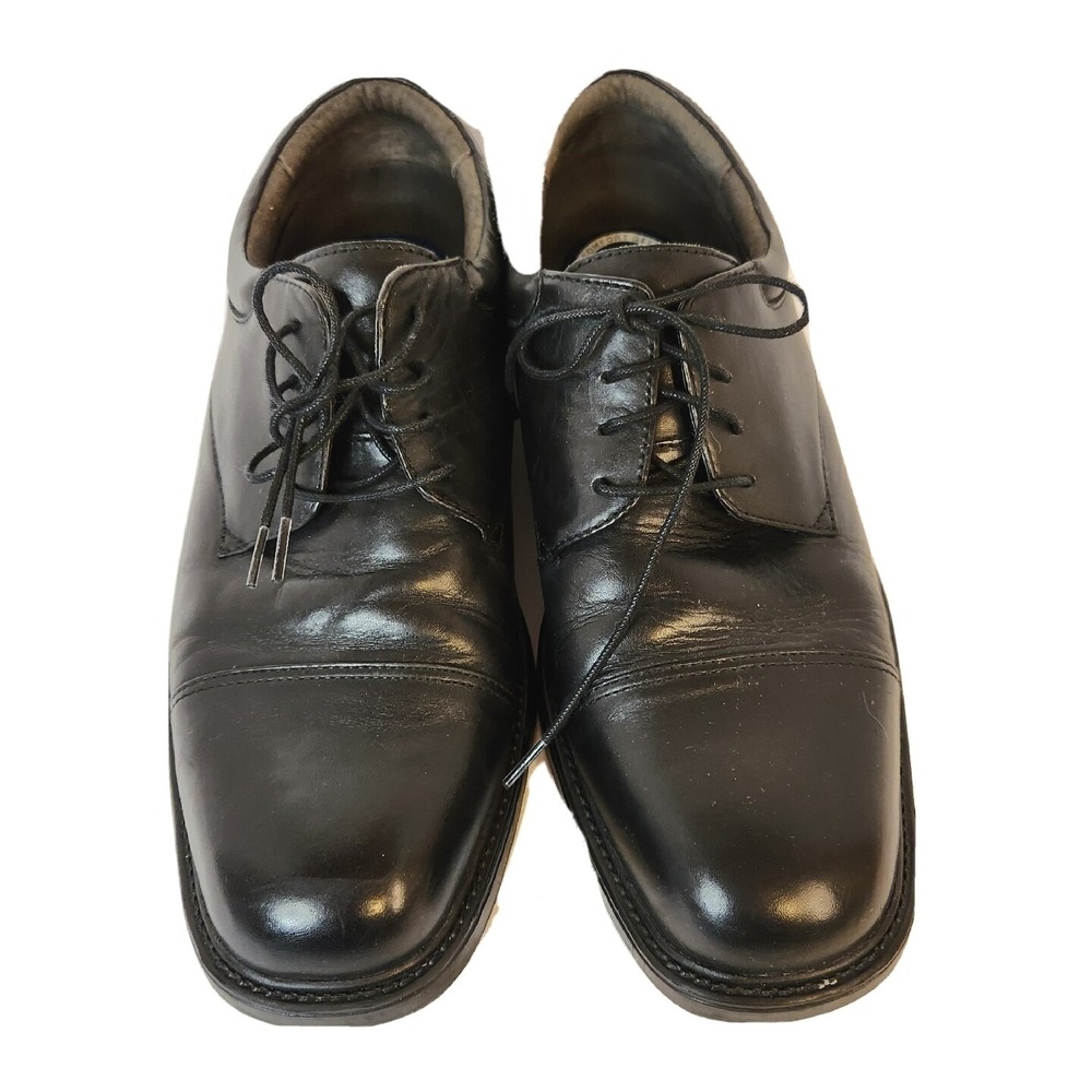 Nunn Bush Comfort Gel Harper Dress Shoes US Size Mens 9.5W Black Loafer Shoes